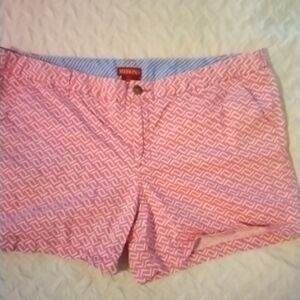 Merona Geometric Pink Women's Bermudas